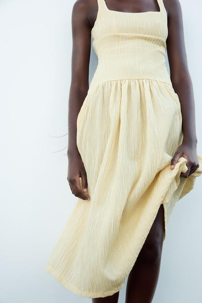 Arwen - Chic Shoulder-Strap Midi Dress
