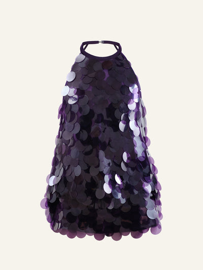 Coraline - Backless Hanging Neck Party Dress