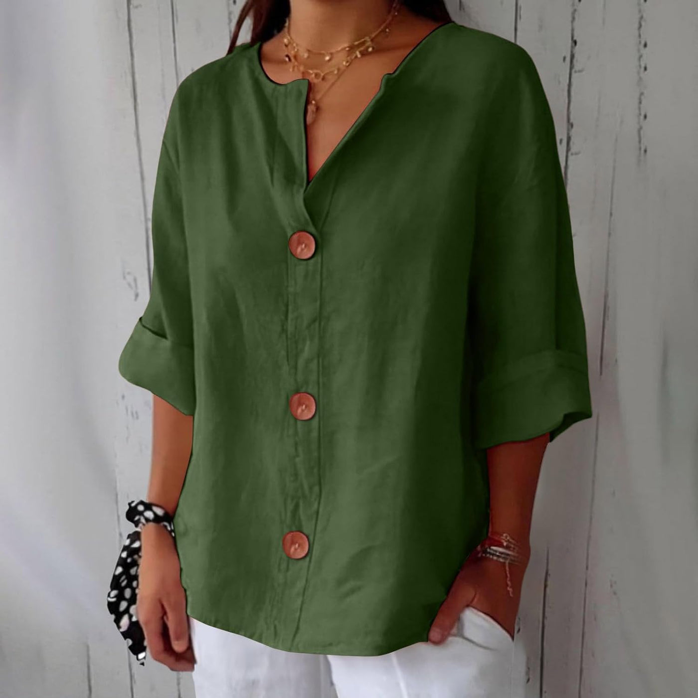 Tess Boutique| Graceful Drape Blouse
