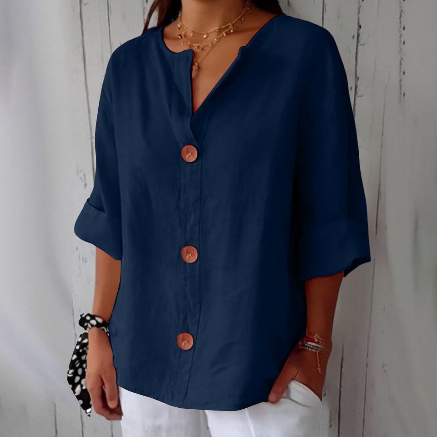 Tess Boutique| Graceful Drape Blouse