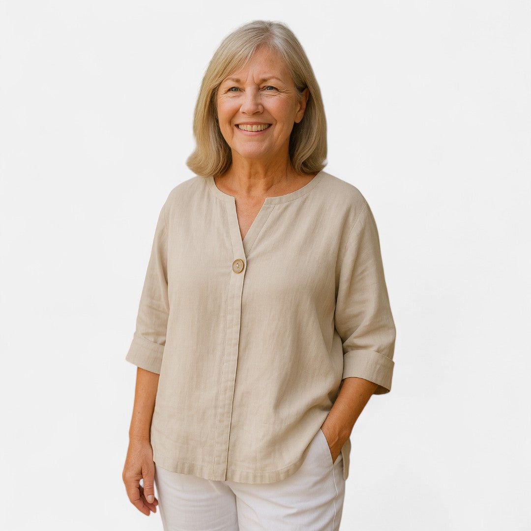 Tess boutique| Flattering Loose Fit Blouse