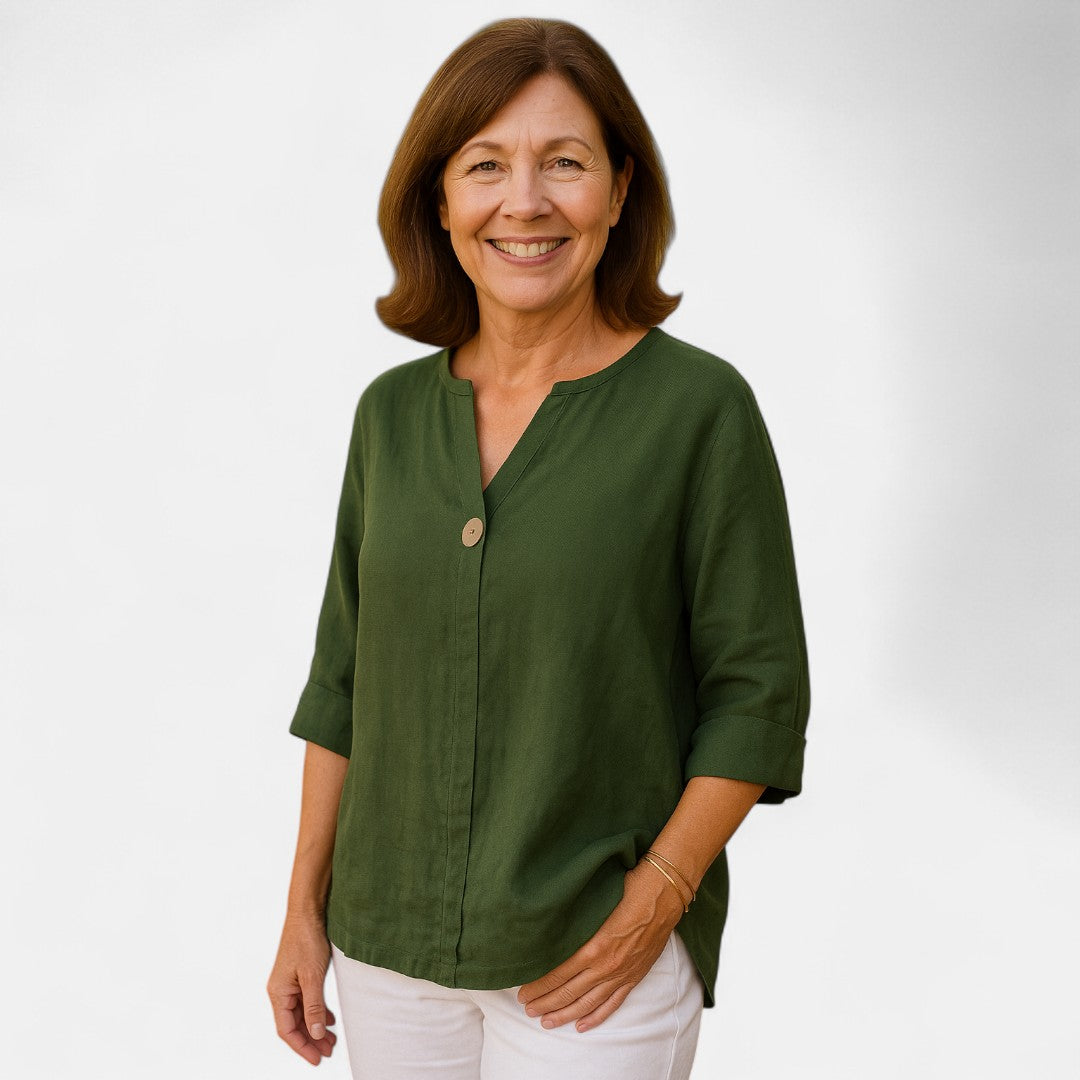 Tess boutique| Flattering Loose Fit Blouse