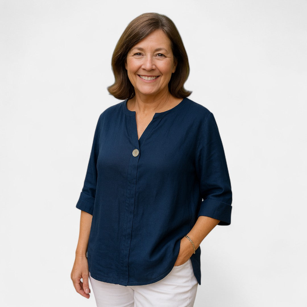 Tess boutique| Flattering Loose Fit Blouse