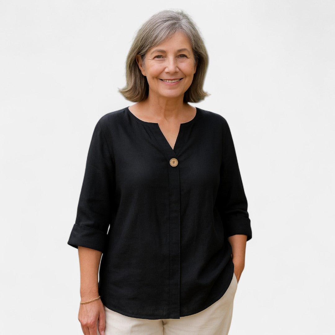 Tess boutique| Flattering Loose Fit Blouse