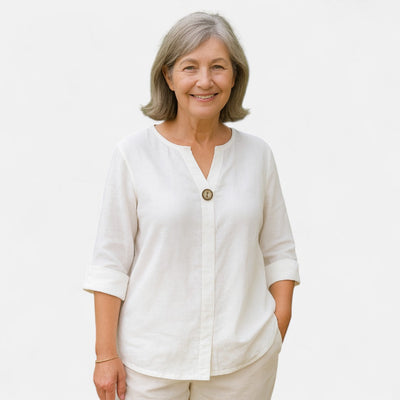 Tess boutique| Flattering Loose Fit Blouse