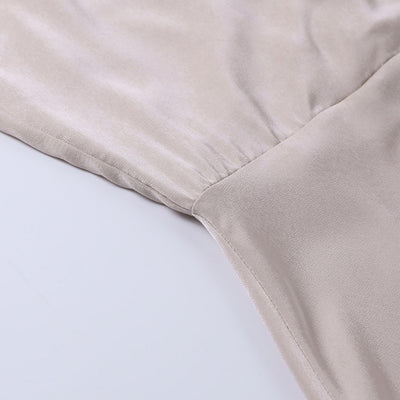 Osla - Stylish Side Slit V-Neck Dress