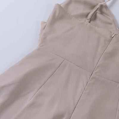 Osla - Stylish Side Slit V-Neck Dress