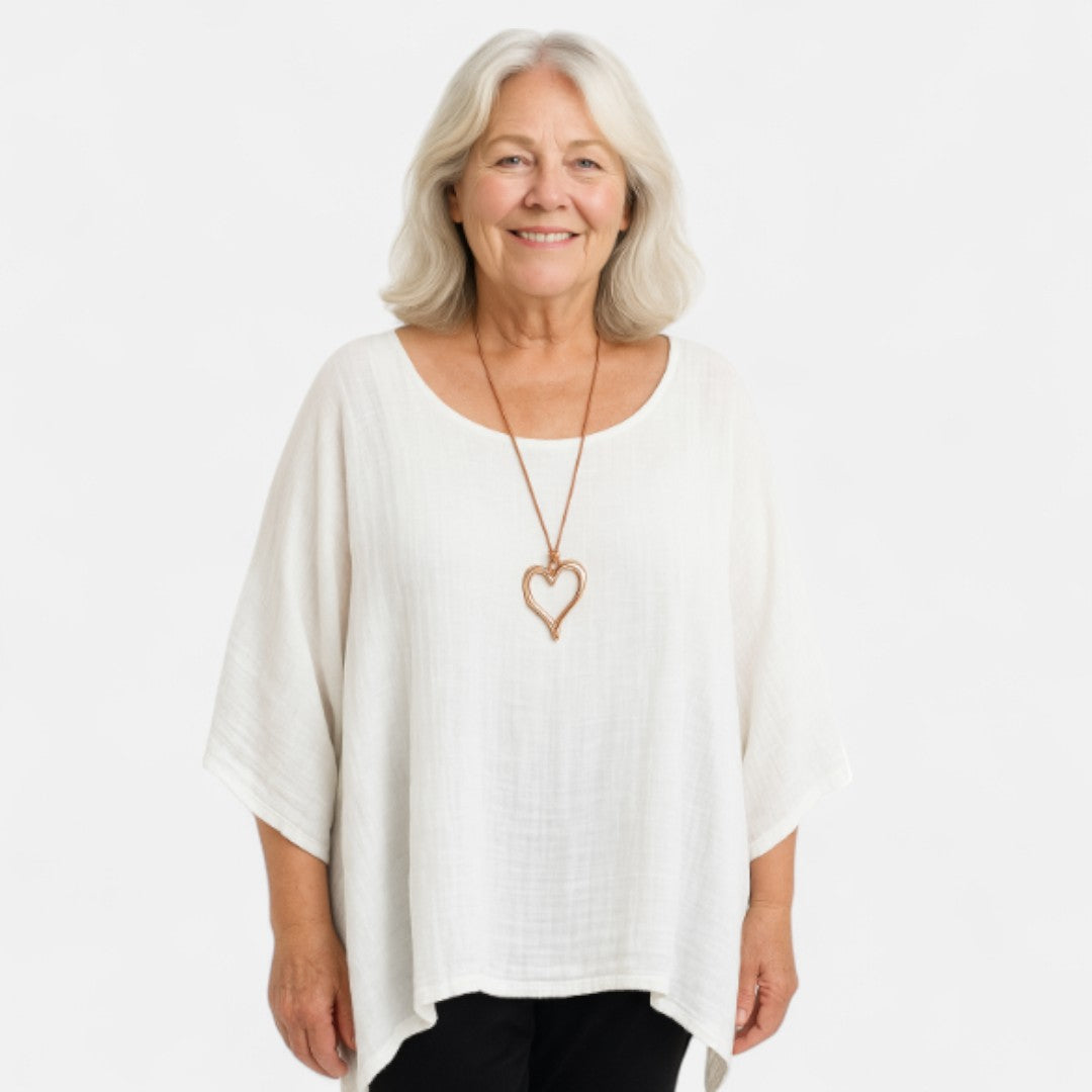 Tess boutique | Oversized Cotton Top