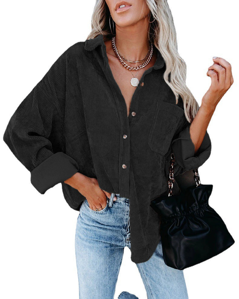 Tess-Boutique Oversized Autumn Blouse