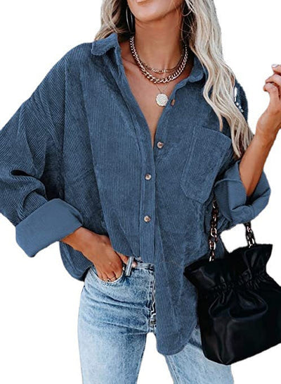 Tess-Boutique Oversized Autumn Blouse