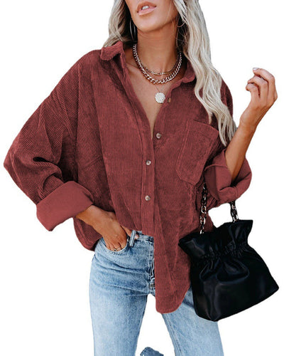 Tess-Boutique Oversized Autumn Blouse
