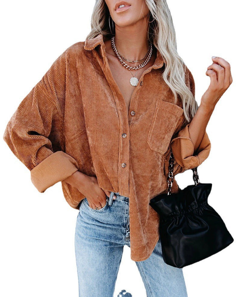 Tess-Boutique Oversized Autumn Blouse