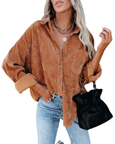 Tess-Boutique Oversized Autumn Blouse