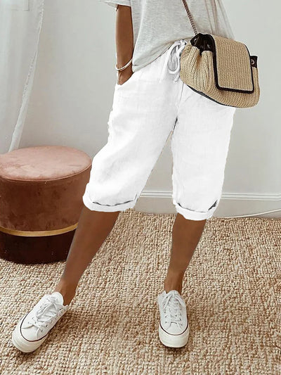 Windra - Casual Breathable Knee-Length Shorts