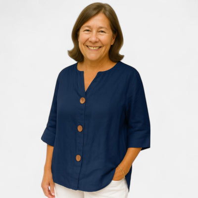 Tess boutique | Comfortable Loose-Fit Blouse