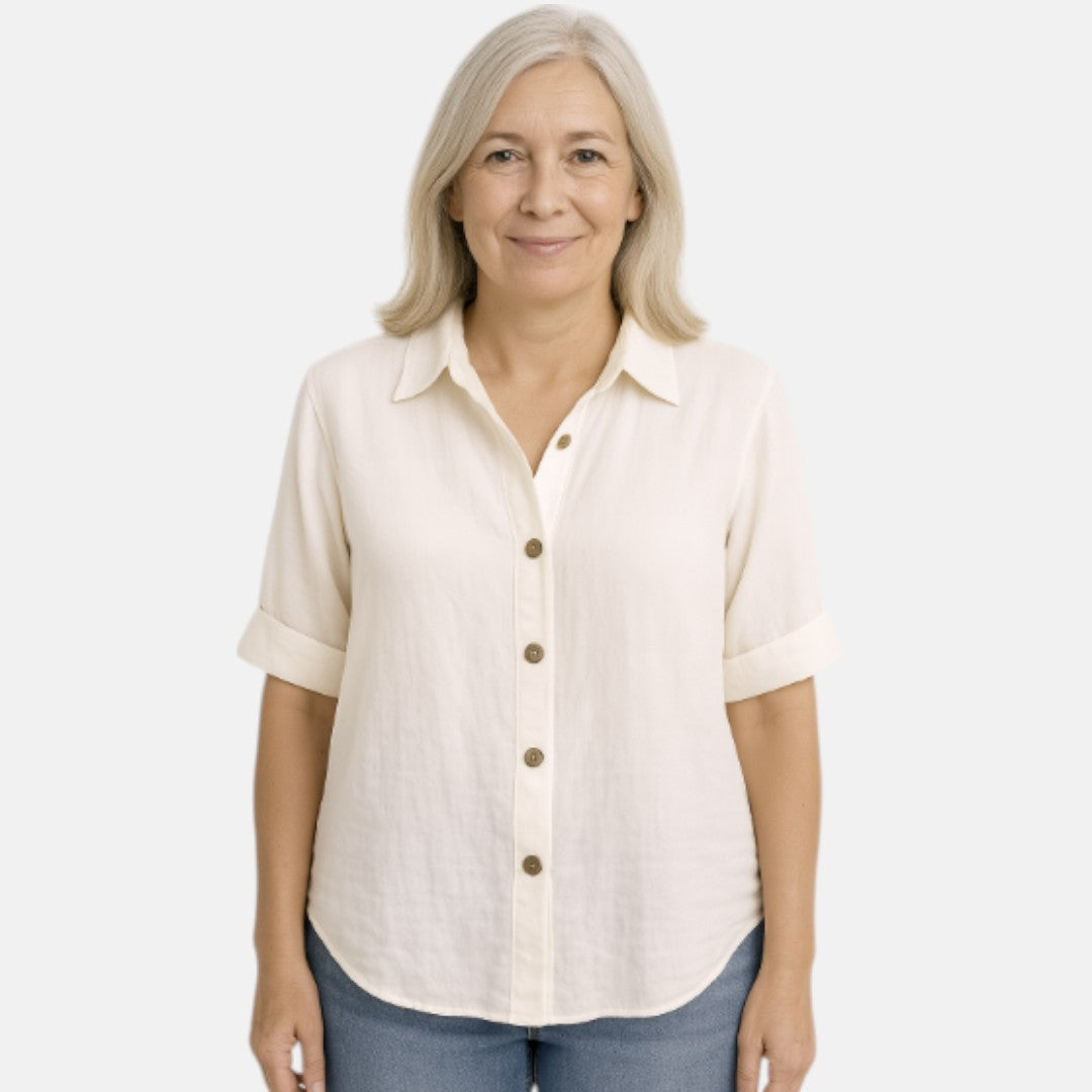 Tess boutique | Linen Button-Up Shirt