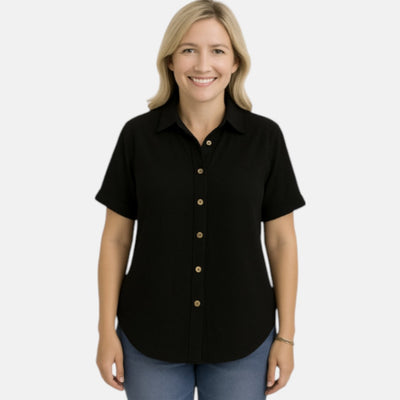 Tess boutique | Linen Button-Up Shirt