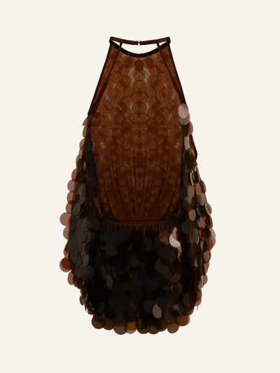 Coraline - Backless Hanging Neck Party Dress
