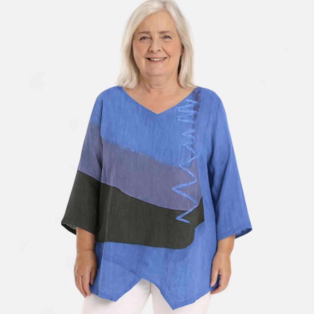 Tess boutique | Artistic V-Neck Tunic
