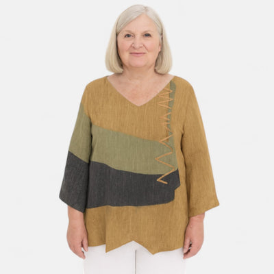 Tess boutique | Artistic V-Neck Tunic