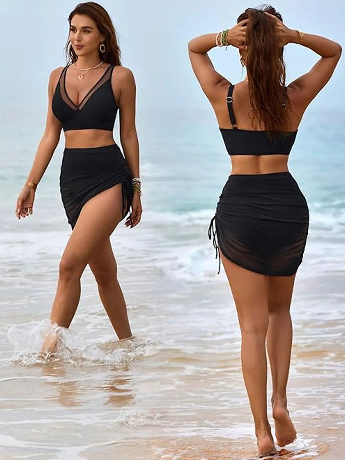 Bria - Tummy Control High-Waisted Bikini Set