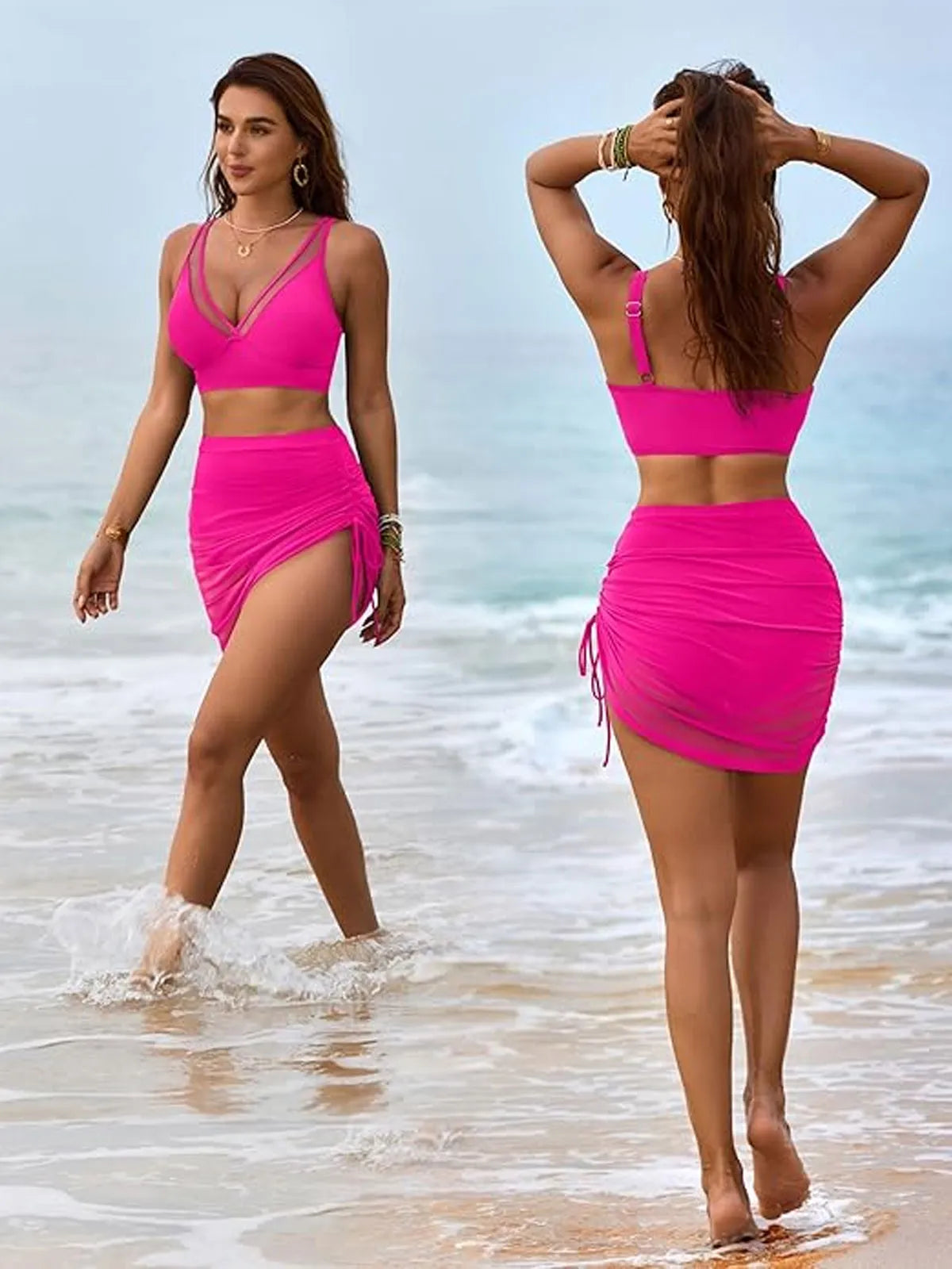Bria - Tummy Control High-Waisted Bikini Set