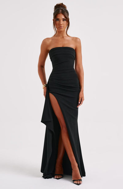 Maelis - Gorgeous Sleeveless Chest Wrap Dress