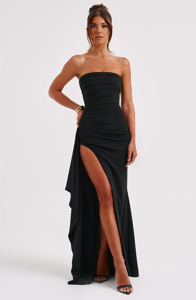 Maelis - Gorgeous Sleeveless Chest Wrap Dress