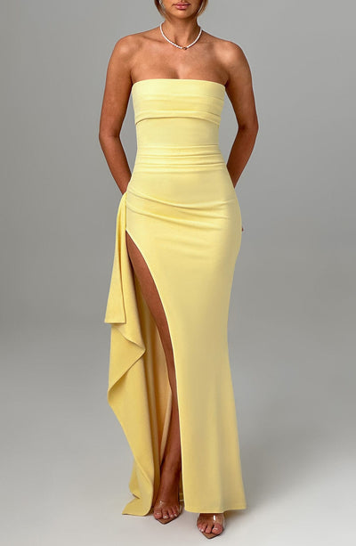 Maelis - Gorgeous Sleeveless Chest Wrap Dress